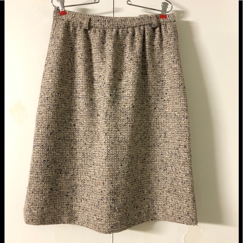 Breckenridge Wool Tweed Vintage Skirt - Pockets 🌹